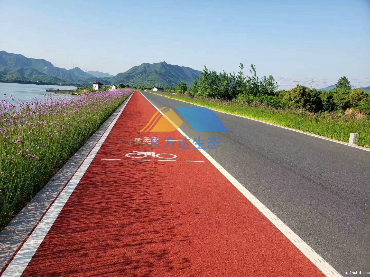 广州从化明珠摩托车大道二期透水混凝土工程