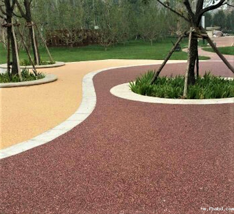 天然露骨料透水混凝土