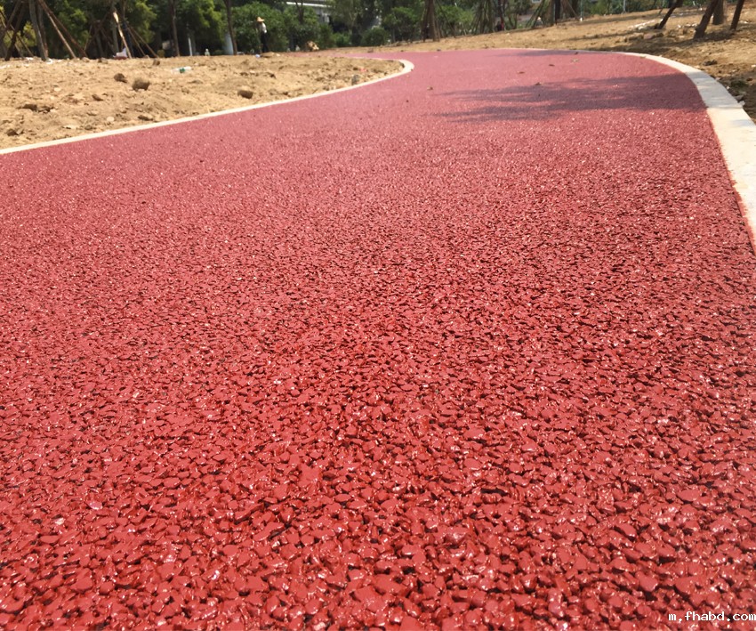 彩色透水混凝土公园案例----广东湛江公园